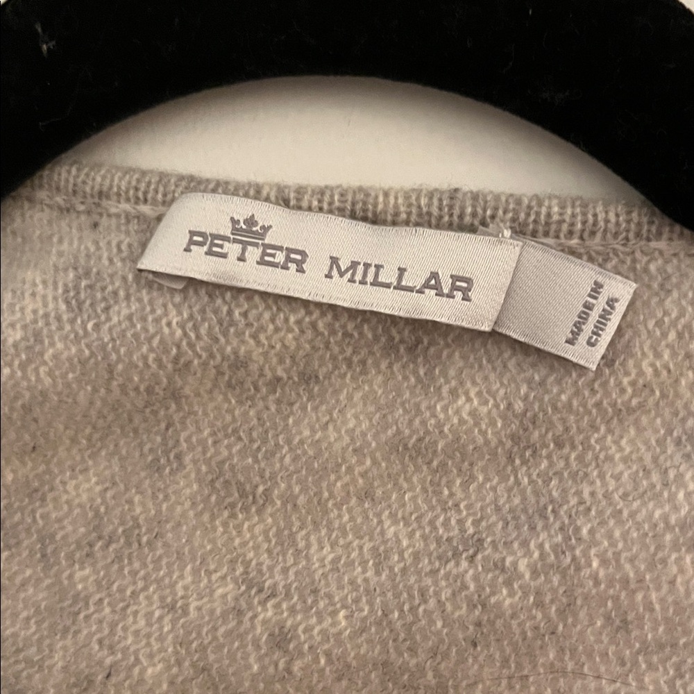 Peter Millar Gray cashmere poncho